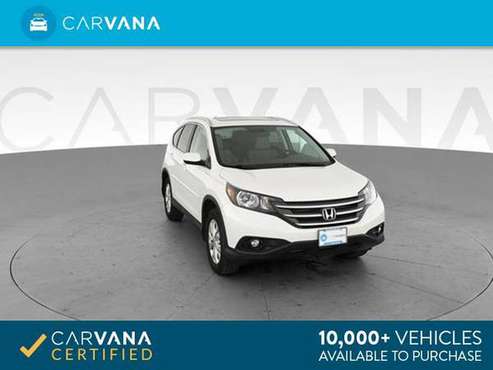 2012 Honda CRV EX-L Sport Utility 4D suv White - FINANCE ONLINE for sale in Cleveland, OH