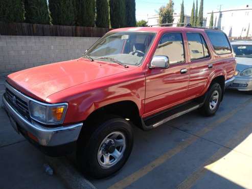 1995 Toyota 4Runner SR5 two-wheel drive classic - cars & trucks - by... for sale in Northridge, CA