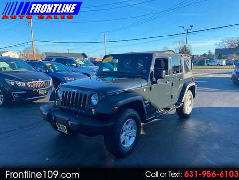 2017 Jeep Wrangler Unlimited Sport 4x4 - cars & trucks - by dealer -... for sale in West Babylon, NY