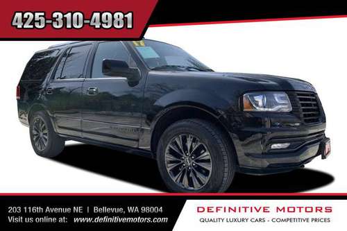 2017 Lincoln Navigator Select AVAILABLE IN STOCK! SALE! - cars for sale in Bellevue, WA