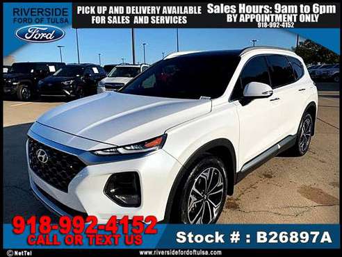 2019 Hyundai Santa Fe Ultimate 2.0 SUV -EZ FINANCING -LOW DOWN! -... for sale in Tulsa, OK
