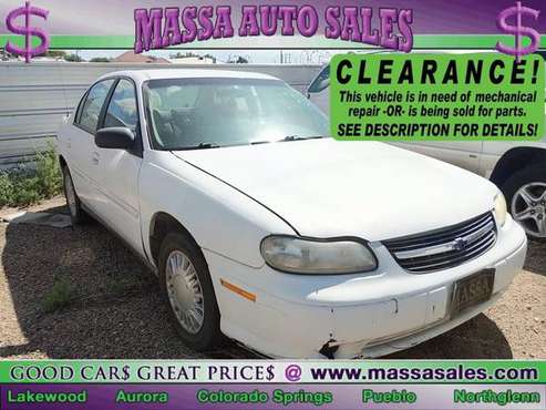 2002 Chevrolet Chevy Malibu - - by dealer - vehicle for sale in Pueblo, CO