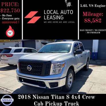 2018 Nissan Titan S 4x4 Crew Cab Pickup Truck - - by for sale in STATEN ISLAND, NY