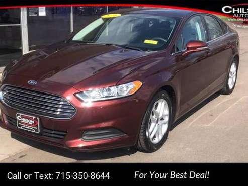 2016 Ford Fusion SE hatchback Red - - by dealer for sale in Cadott, WI