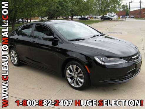 2015 *Chrysler* *200* *4dr Sedan S FWD* Black Clearc for sale in Cleveland, OH
