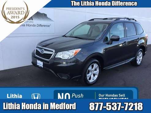 2015 Subaru Forester 4dr Cvt 2.5i Premium Pzev - cars & trucks - by... for sale in Medford, OR