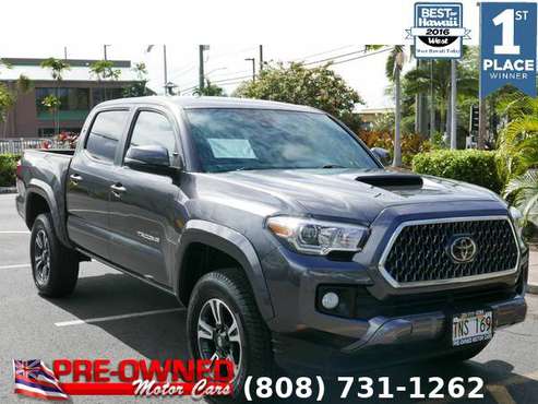 2018 TOYOTA TACOMA DOUBLE CAB, only 28k miles! - cars & trucks - by... for sale in Kailua-Kona, HI