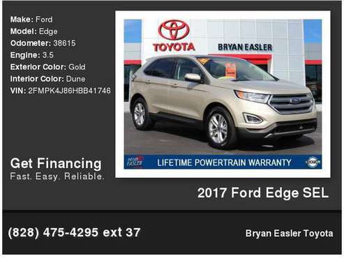 2017 Ford Edge SEL - cars & trucks - by dealer - vehicle automotive... for sale in Hendersonville, NC