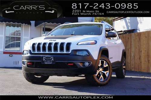 2015 JEEP CHEROKEE TRAILHAWK 4X4 CLEAN HISTORY REPORT! - cars &... for sale in Fort Worth, TX