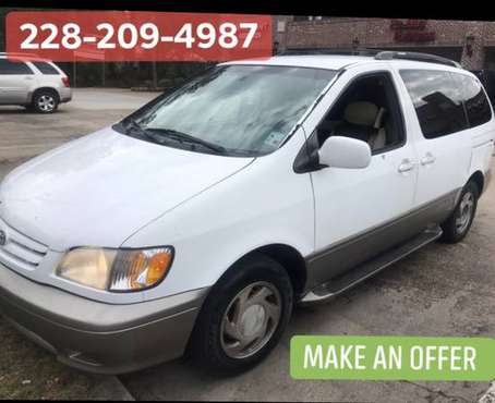2003 Toyota Sienna XLE Minivan- Reliable-1 OWNER - cars & trucks -... for sale in 39564, MS