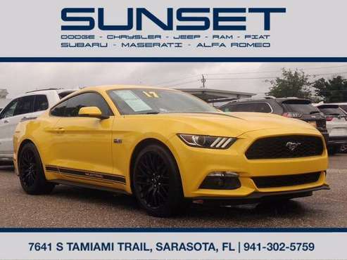 2017 Ford Mustang EcoBoost Premium Extra Clean low 22K Miles CarFax! for sale in Sarasota, FL