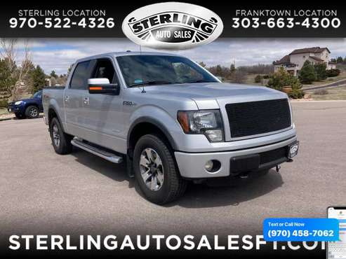 2011 Ford F-150 F150 F 150 4WD SuperCrew 157 FX4 - CALL/TEXT TODAY! for sale in Sterling, CO