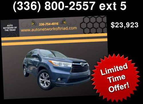 2014 Toyota Highlander Xle - - by dealer - vehicle for sale in Walkertown, NC