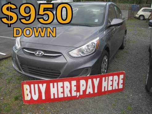 2016 Hyundai Accent 950 DOWN! - - by dealer - vehicle for sale in Charlotte, NC