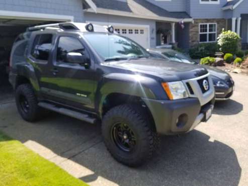 LIFTED 5" Xterra offroad 53k miles 6 speed manual locking 4WD SUV 2010 for sale in Federal Way, WA