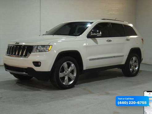 2012 JEEP GRAND CHEROKEE OVERLAND - FINANCING AVAILABLE-Indoor... for sale in PARMA, OH