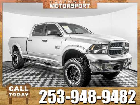 *LEATHER* Lifted 2016 *Dodge Ram* 1500 Outdoorsman 4x4 for sale in PUYALLUP, WA