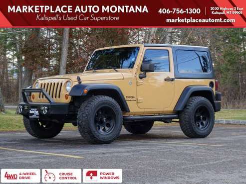 2013 JEEP WRANGLER 4x4 4WD SPORT SUV 2D SUV - cars & trucks - by... for sale in Kalispell, MT