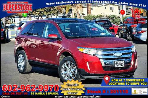 2013 FORD EDGE SEL SUV-EZ FINANCING-LOW DOWN! - cars & trucks - by... for sale in EL CAJON, AZ