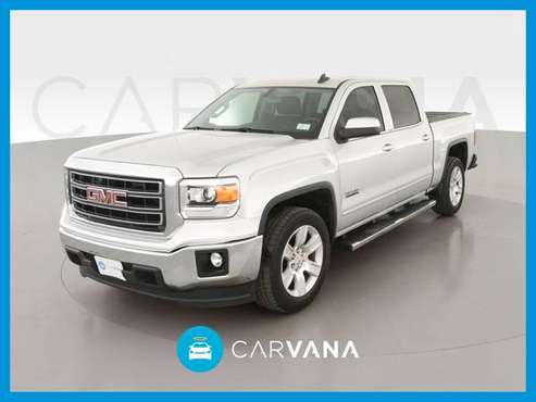 2015 GMC Sierra 1500 Crew Cab SLE Pickup 4D 5 3/4 ft pickup Silver for sale in San Marcos, TX