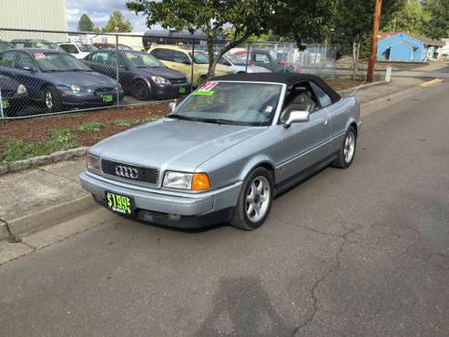 🦊1997 AUDI CABRIOLET CONVERTIBLE 🦊 LOW or $0 DOWN PAYMENT (OAC) for sale in Independence, OR