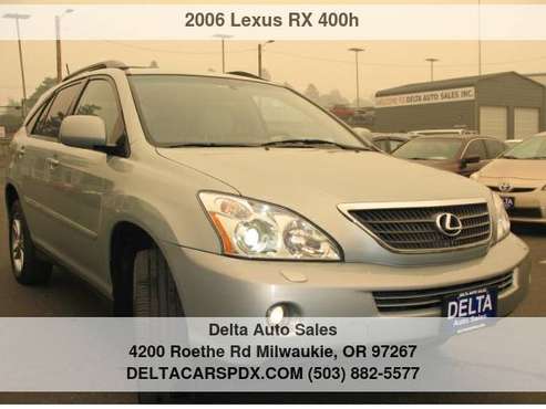 2006 Lexus RX 400h Hybrid SUV AWD Low Miles Service Record via... for sale in Milwaukie, OR