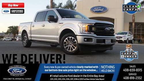 2018 FORD F-150 XLT! CERTIFIED PRE OWNED! 1 OWNER! ONLY 17K MILES! -... for sale in Morgan Hill, CA