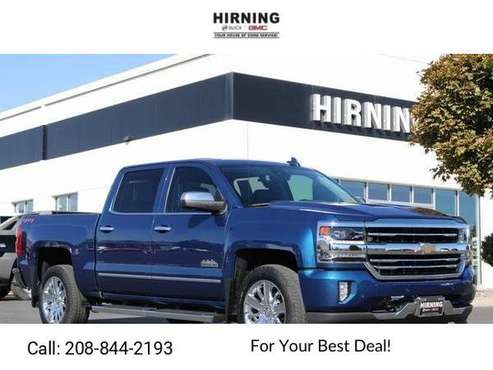 2018 Chevy Chevrolet Silverado 1500 High Country pickup Deep Ocean -... for sale in Pocatello, ID