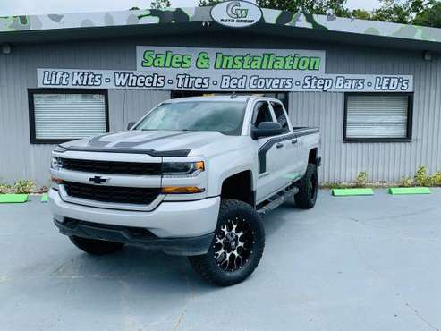 2017 Lifted Chevrolet Silverado 1500 CUSTOM Double Cab 4WD - cars &... for sale in Jacksonville, FL