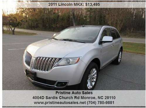 2011 LINCOLN MKX 70k MILES 1 OWNER ALWAYS A SOUTHERN VEHICLE - cars... for sale in Matthews, SC