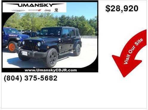 2015 Jeep Unlimited Freedom Edition **BLACK FRIDAY Starts Early!... for sale in Charlotesville, VA