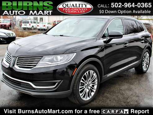 2016 Lincoln MKX AWD Reserve Edition Sunroof Leather for sale in Louisville, KY