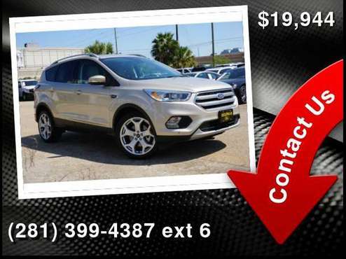 2017 Ford Escape Titanium - cars & trucks - by dealer - vehicle... for sale in Stafford, TX