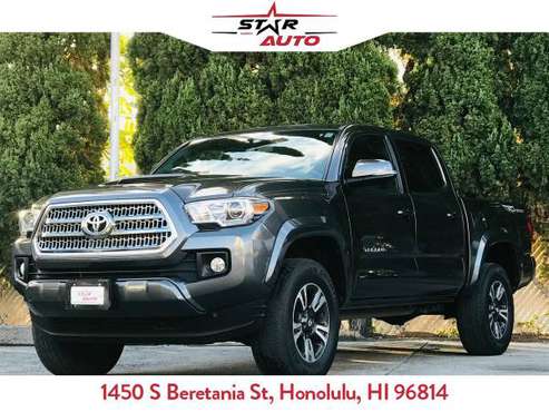 AUTO DEALS 2017 Toyota Tacoma Double Cab TRD Sport CARFAX ONE for sale in Honolulu, HI