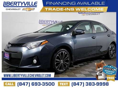 291/mo - 2016 Toyota Corolla L - - by dealer for sale in Libertyville, IL