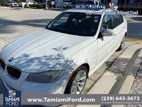 2011 BMW 3 Series Alpine White Low Price..WOW! - cars & trucks - by... for sale in Naples, FL