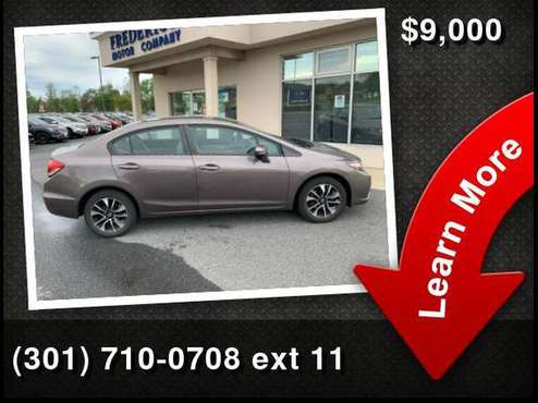 2014 Honda Civic EX - - by dealer - vehicle automotive for sale in Frederick, MD