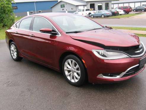 2015 Chrysler 200C 200 easy Repairable 3.5L Leather for sale in Holmen, IA