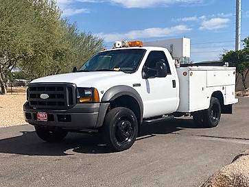2005 FORD F550 XL SERVICE TRUCK UTILITY BED WORK TRUCK CRANE... for sale in Phoenix, TX