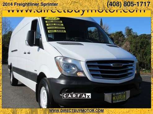 2014 Freightliner Sprinter Cargo Van 2500 170 WB ***3 Seater, 3.0L... for sale in San Jose, CA