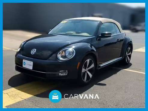 2013 VW Volkswagen Beetle Turbo Convertible 2D Convertible Black for sale in Miami, FL