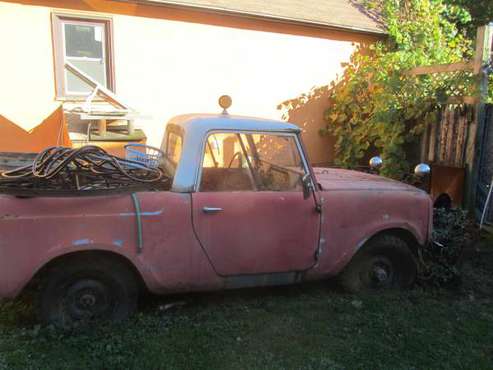 1962 IH SCOUT W/TILTING PLOW for sale in Rochester , NY