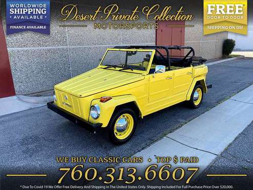 1973 Volkswagen Thing Type 181 Convertible, removable roll bar Wagon for sale in IL
