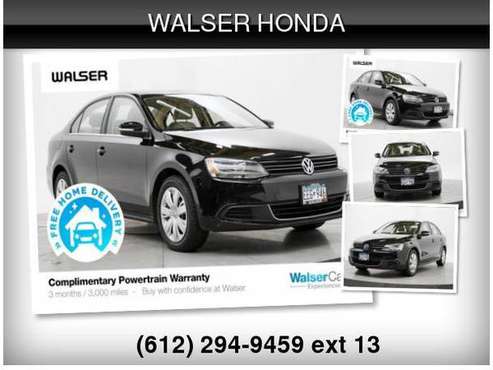 2013 Volkswagen VW Jetta Sedan 2.5 SE LEATHER - cars & trucks - by... for sale in Burnsville, MN