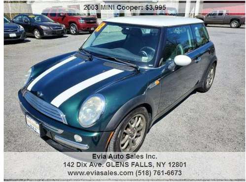 2003 MINI COOPER SUPER CLEAN CAR! - - by dealer for sale in Glens Falls, NY