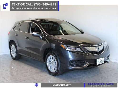 2016 Acura RDX SUV - cars & trucks - by dealer - vehicle automotive... for sale in Escondido, CA