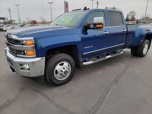 2016 Chevrolet 3500 crew dually, LTZ, Diesel - - by for sale in Rochester, MN