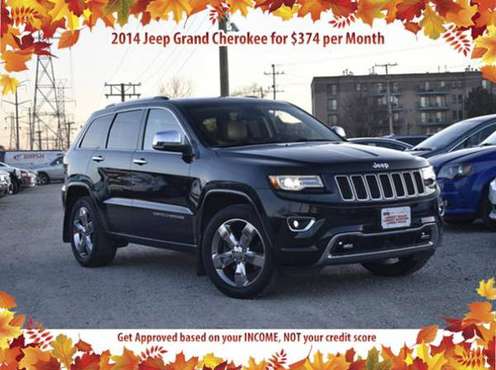 Get a 2014 Jeep Grand Cherokee for $374/mo BAD CREDIT NO PROBLEM -... for sale in Chicago, IL