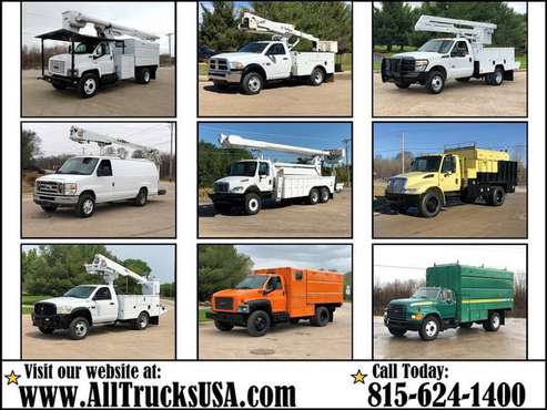 Bucket Boom Forestry Dump Trucks + FORD GMC DODGE CHEVY Altec HiRanger for sale in Chicago, IL
