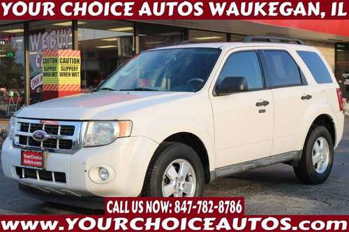 *2009* *FORD* *ESCAPE XLT* 1OWNER AWD CD ALLOY GOOD TIRES C38668 for sale in WAUKEGAN, IL